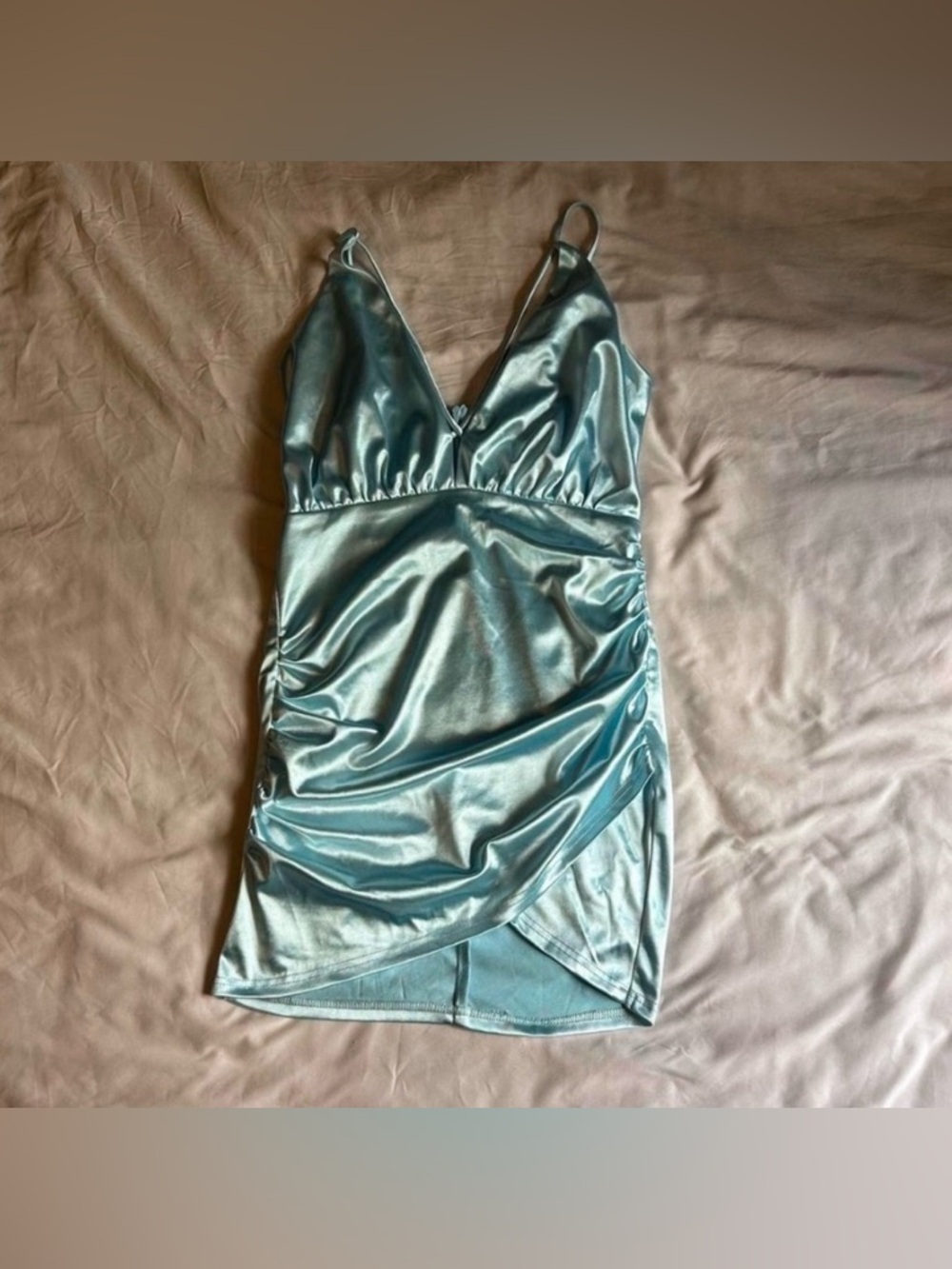 Light Blue Semi-Formal Party Dress – Size Large